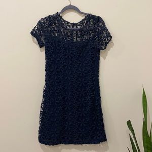 Hollister navy blue dress